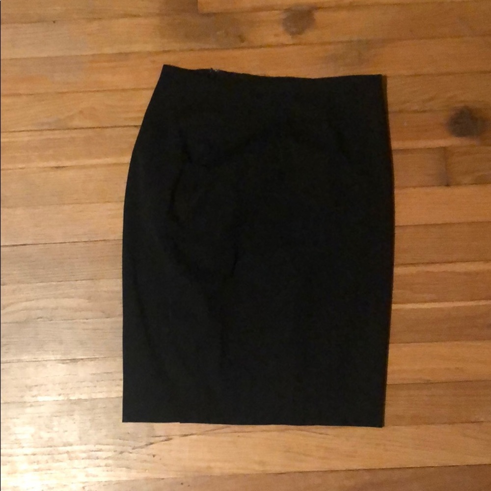 Black high waisted skirt
